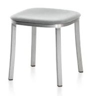 Emeco 1 Inch Small Stool - Upholstered