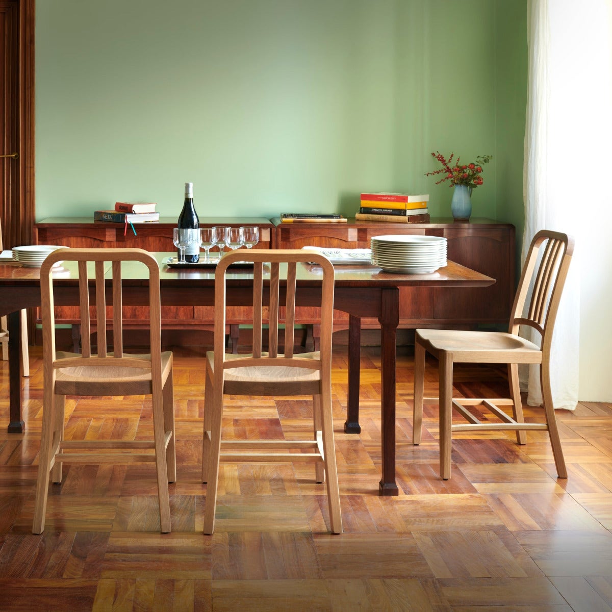 Emeco Navy Wood Chair