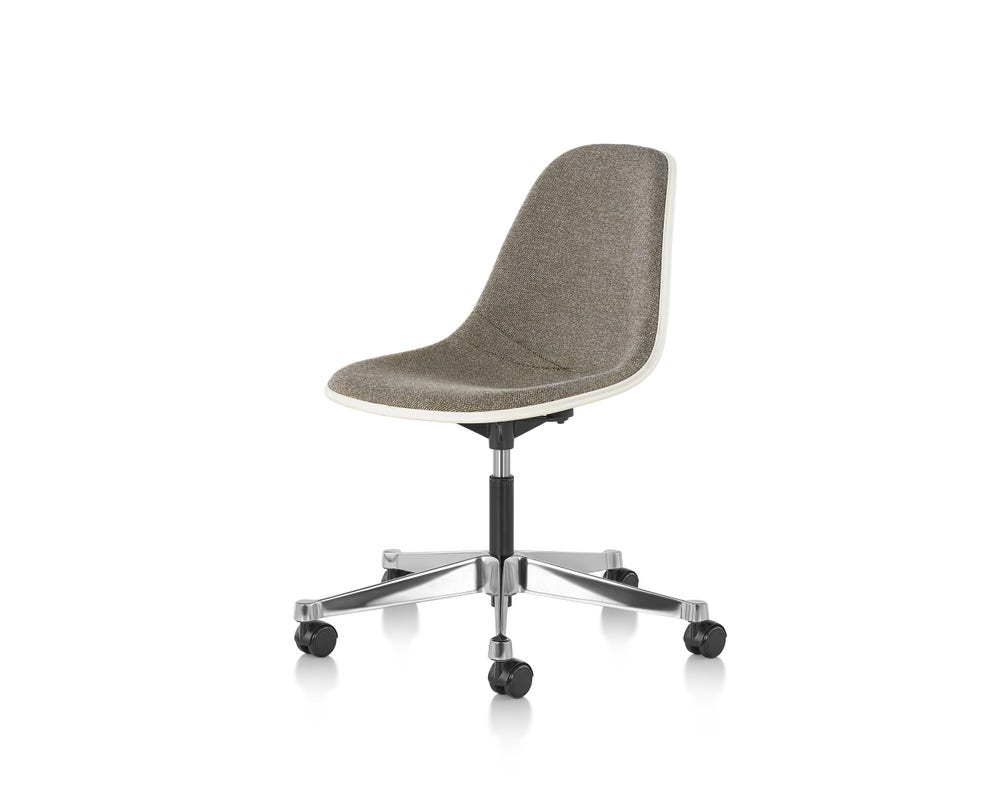 Herman Miller Eames Molded Plastic Task Side Chair Upholstered