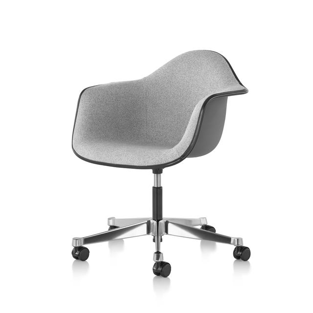 Herman Miller Eames® Molded Fiberglass Task Armchair - Upholstered (On Production Hold)