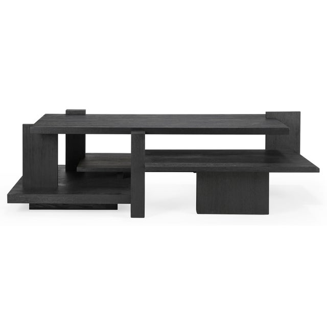 Ethnicraft Abstract Black Coffee Table