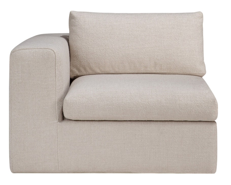 Ethnicraft Mellow End Arm Sofa with Removable Frame Cover