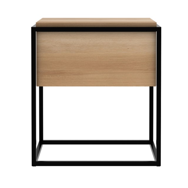 Ethnicraft Monolit Bedside Table with 1 Drawer