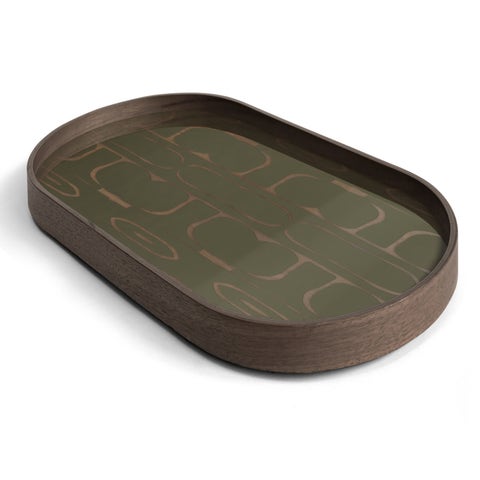 Ethnicraft Second Nature Oblong Glass Tray