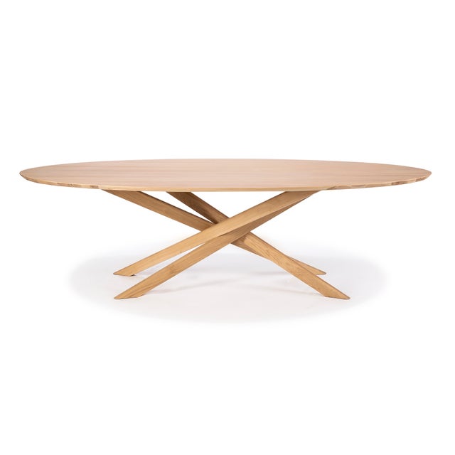 Ethnicraft Oak Mikado Oval Dining Table