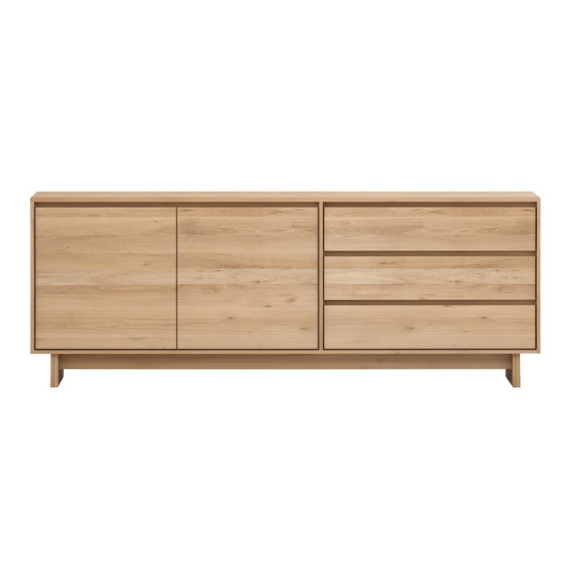 Ethnicraft Wave Sideboard with 2 Doors & 3 Drawers