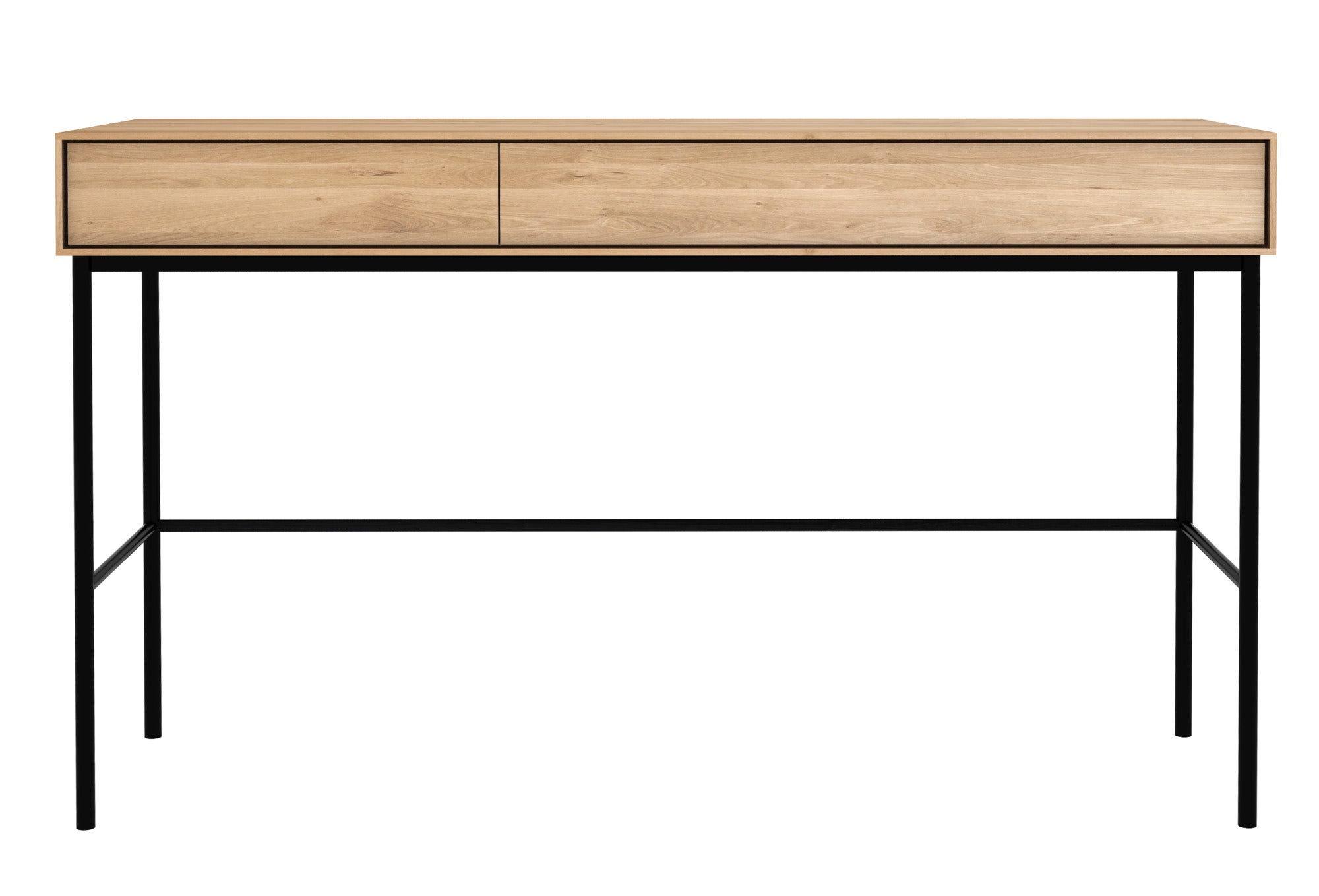 Ethnicraft Oak Whitebird Desk with 2 Drawers