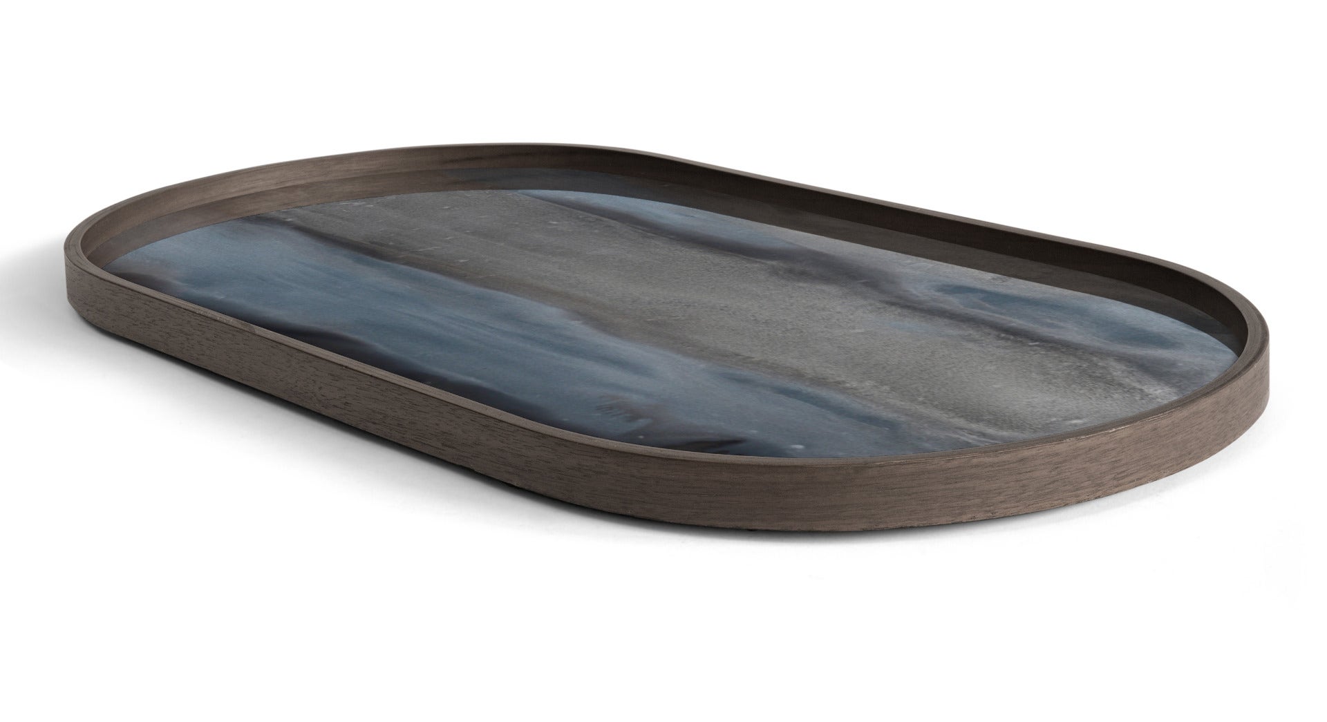 Ethnicraft Organic Oblong Glass Tray