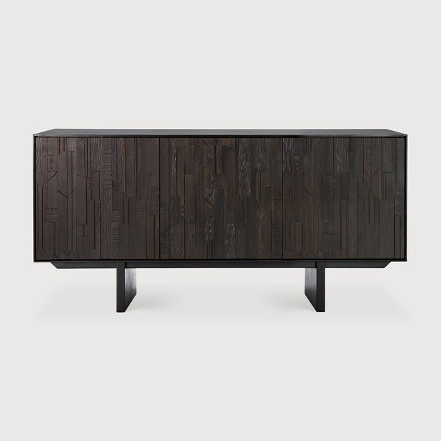 Ethnicraft Teak Mosaic 3 Doors Sideboard