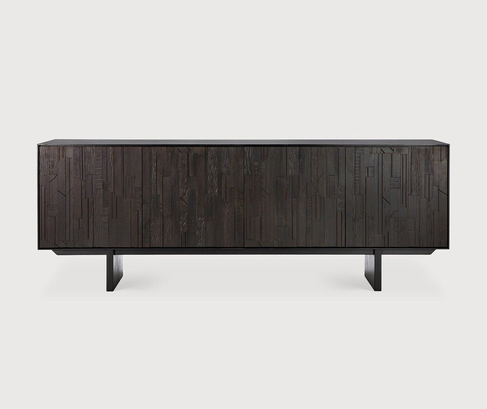 Ethnicraft Teak Mosaic 4 Doors Sideboard