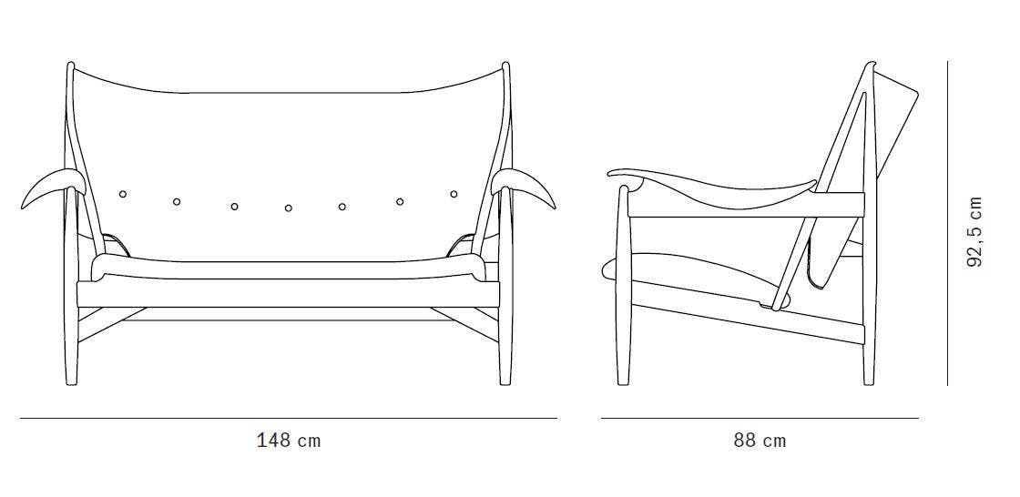 Finn Juhl Chieftain Sofa