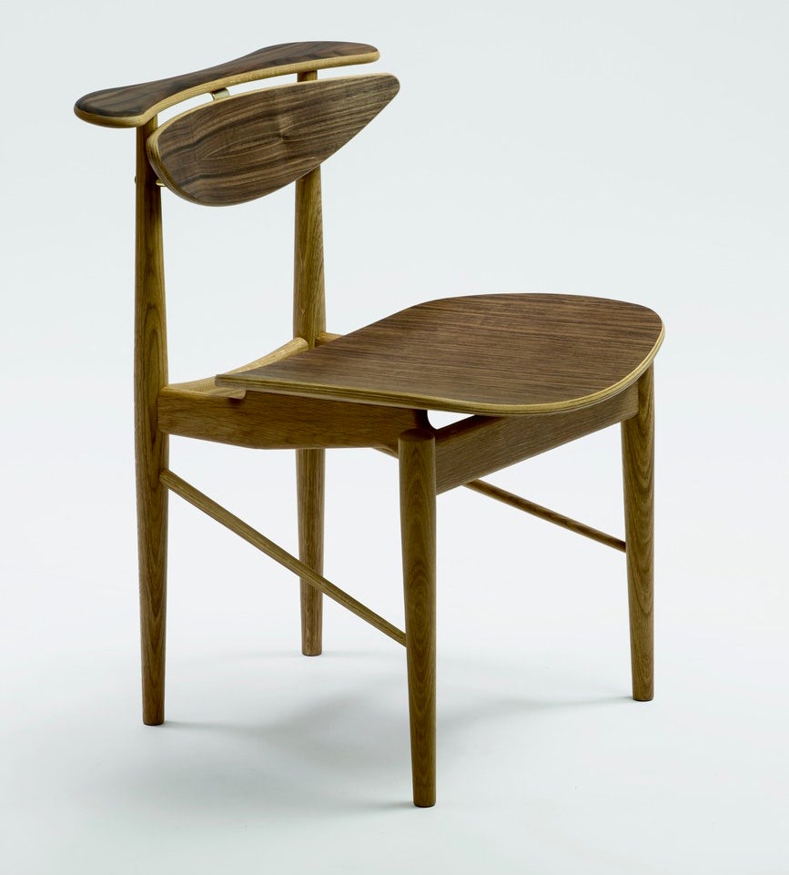 Finn Juhl Reading Chair With Veneer Seat