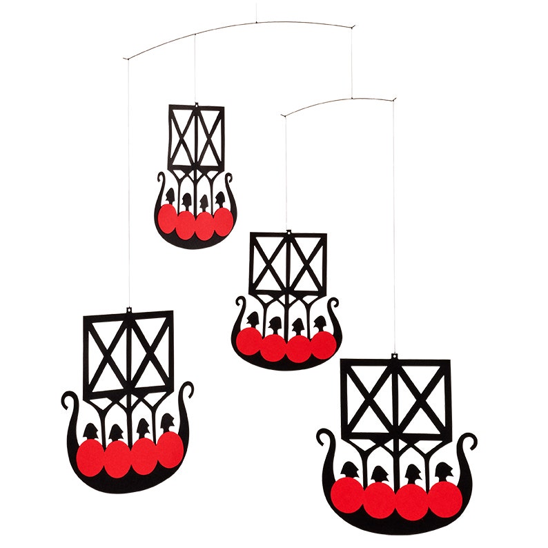 Flensted The 4 Viking Ships Mobile
