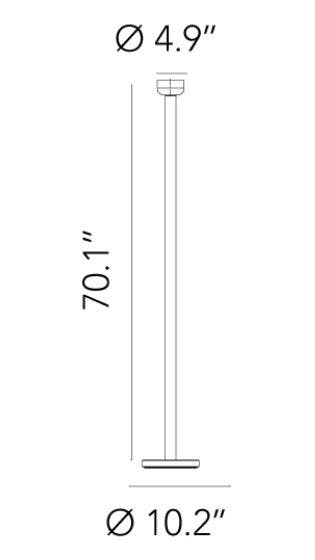 ひろ34 FLOS BELLHOP グレー 2023年製 FLOS（フロス）BELLHOP （ベルホップ）グレー｜FLOS | THE