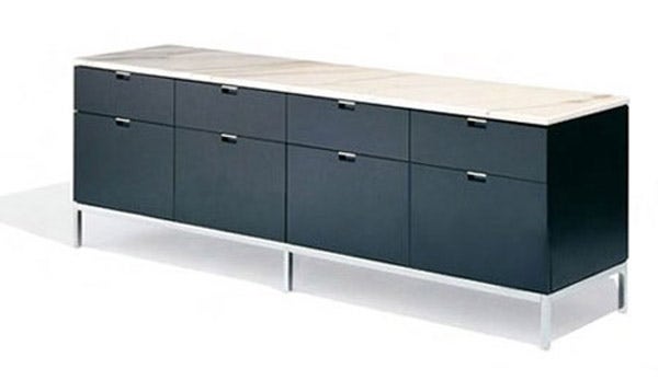 Knoll Florence Knoll® Credenza - Four Position (Four Storage Cabinets) Style 4