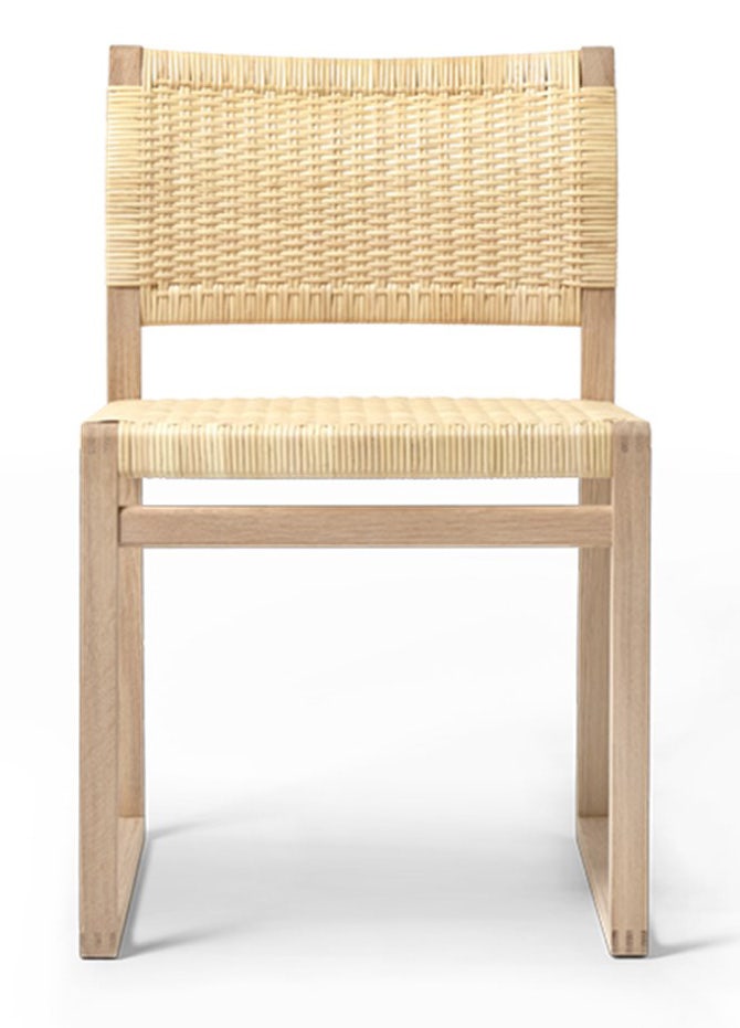 Fredericia BM61 Chair - Natural Cane Wicker