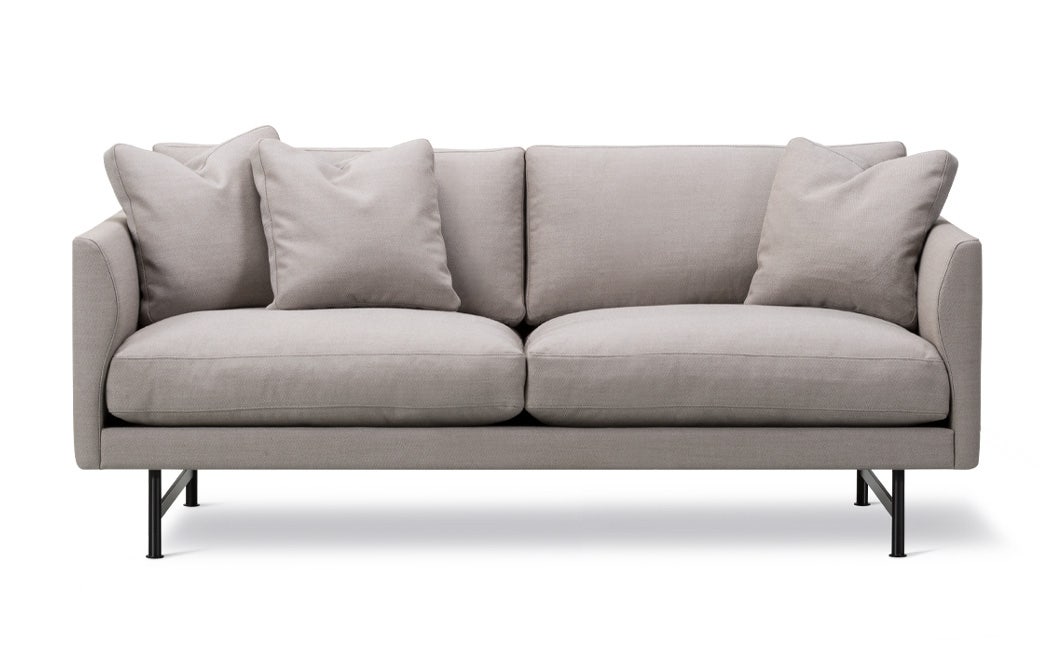 Fredericia Calmo 80 Metal Base 2 Seater Sofa