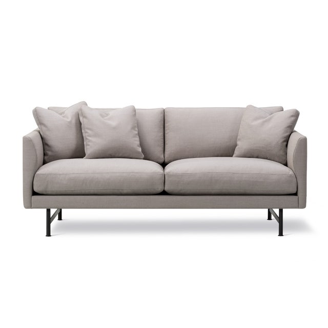 Fredericia Calmo 80 Metal Base 2 Seater Sofa