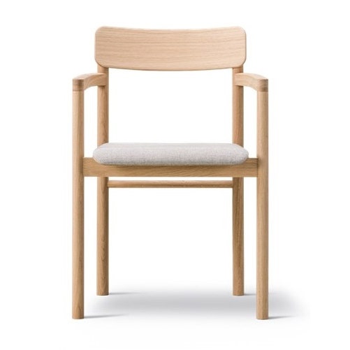 Fredericia Post Armchair - Seat Upholstered