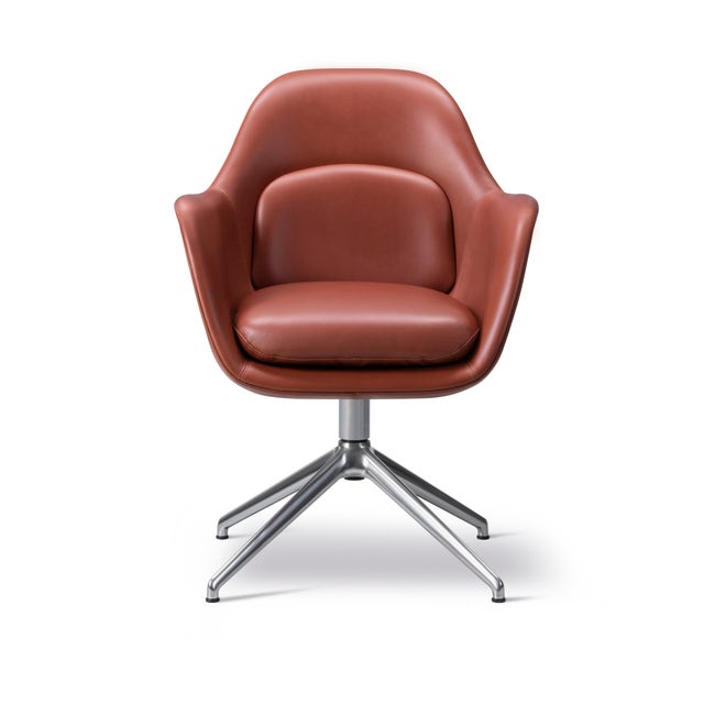 Fredericia Swoon Dining Chair - Swivel Base