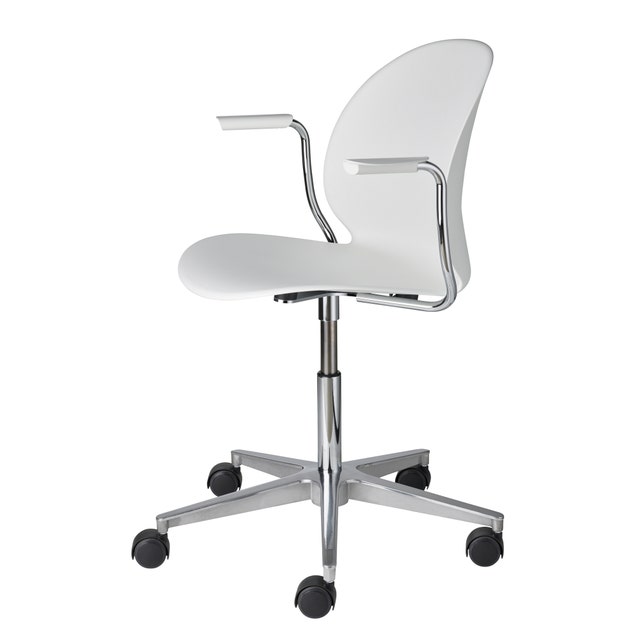 Fritz Hansen N02™ Recycle 5 Star Swivel Base Chair with Armrests