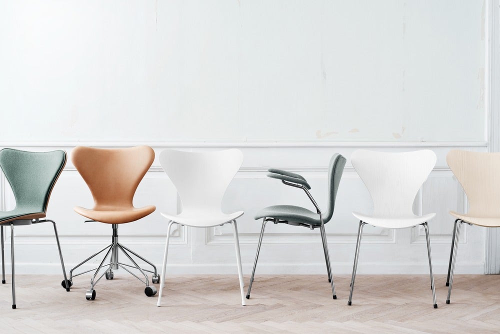 Fritz Hansen Series 7 Chair - Front Upholstered