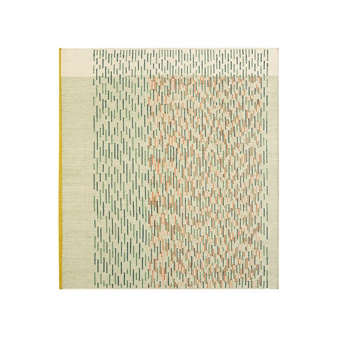 GAN Hand Loom Backstitch Busy Rug