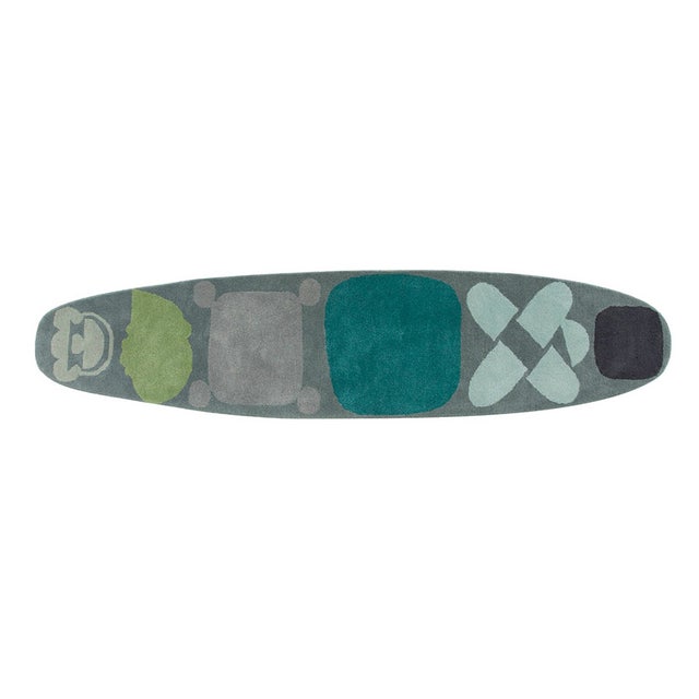 GAN Hand Tufted Surf Race Rug