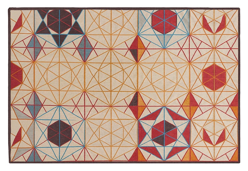 GAN Kilim Hexa Rectangular Rug