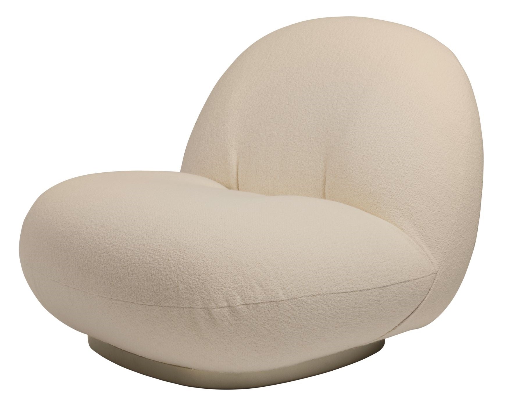 GUBI Pacha Returning Swivel Lounge Chair - Fully Upholstered