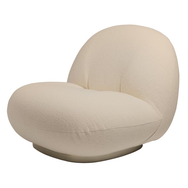 GUBI Pacha Returning Swivel Lounge Chair - Fully Upholstered