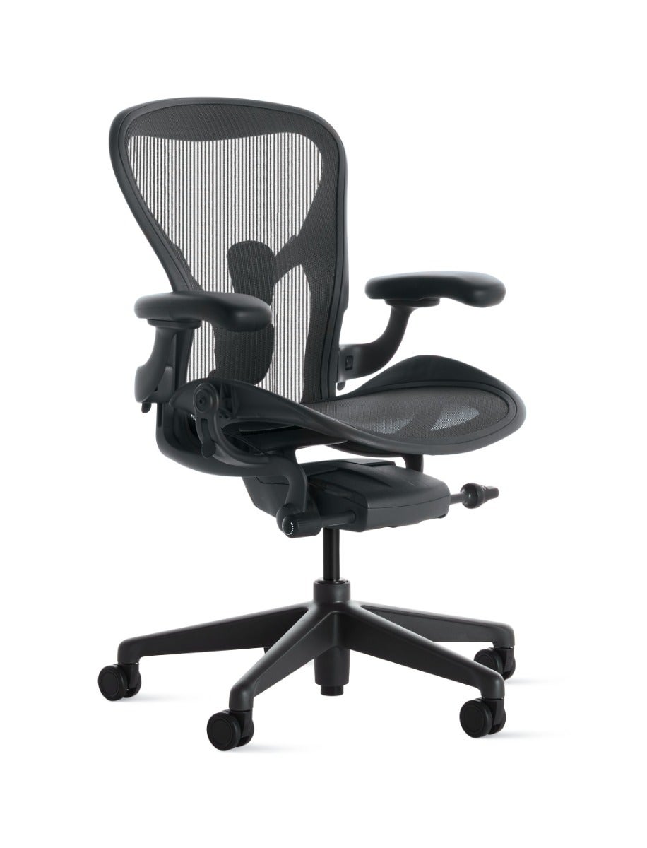 Herman Miller Aeron Medium Fully Loaded Graphite (In Stock)