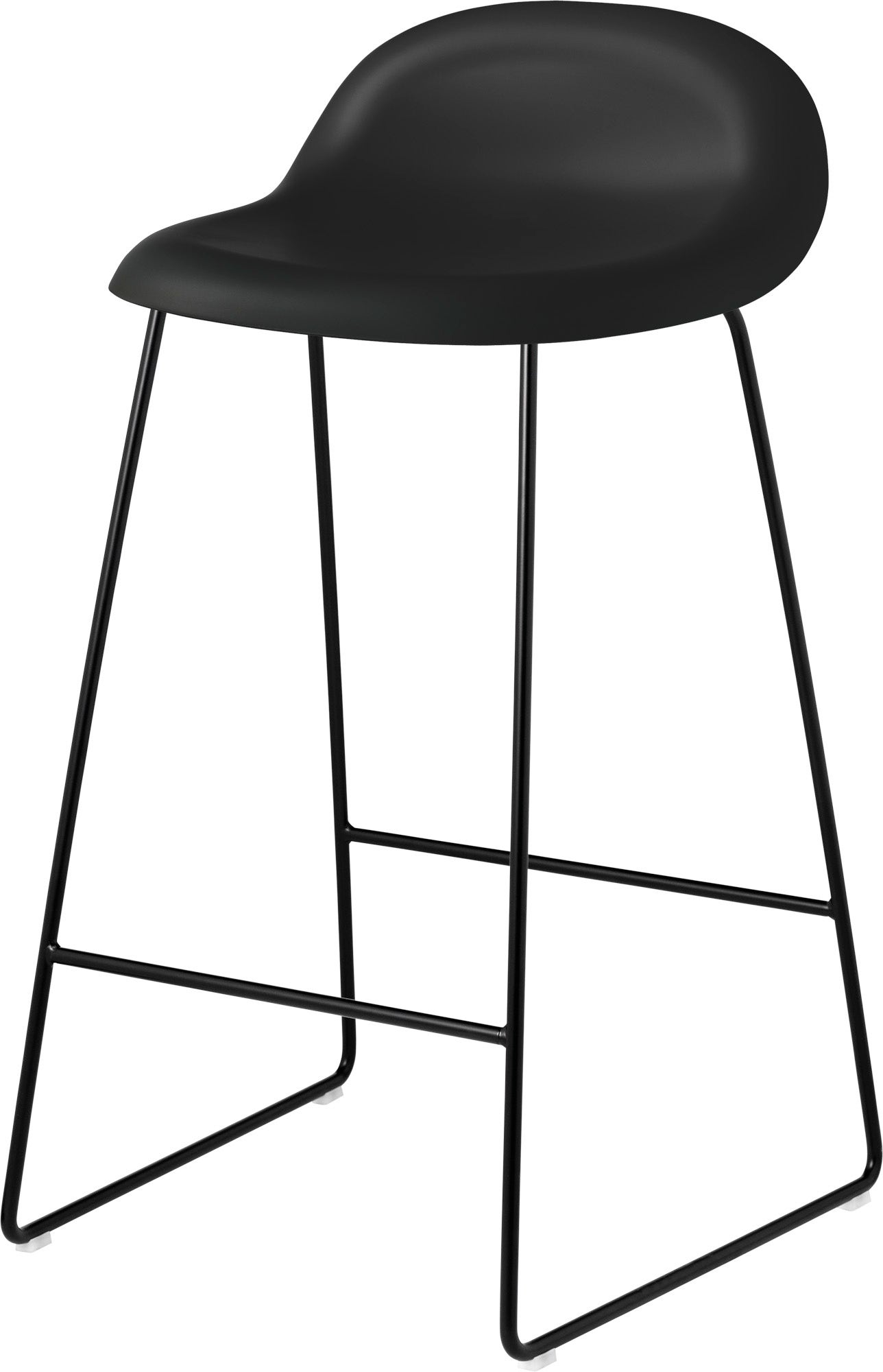 GUBI 3D Sledge Base Counter Stool