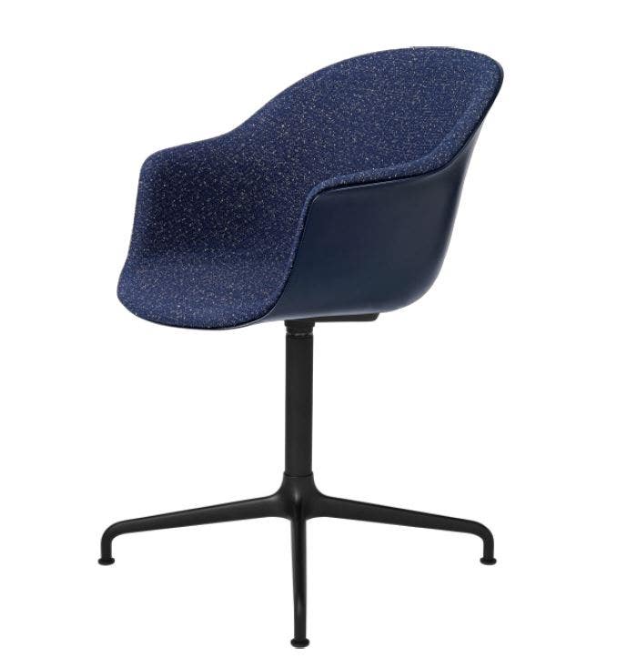 GUBI Bat 4-Star Base Meeting Chair - Front Upholstered