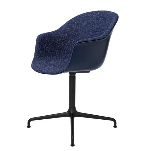 GUBI Bat 4-Star Base Meeting Chair - Front Upholstered