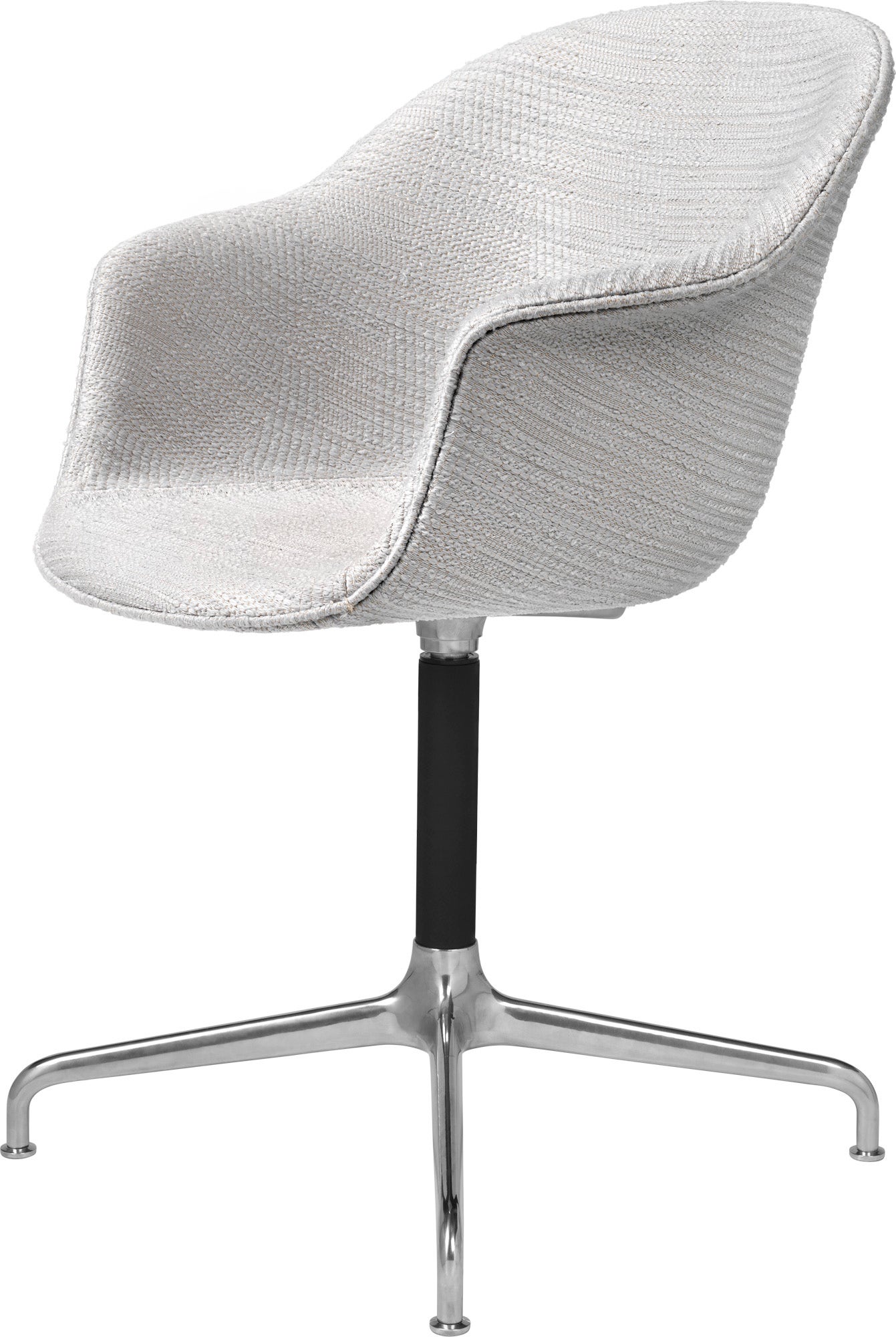 GUBI Bat 4-Star Base Meeting Chair - Fully Upholstered
