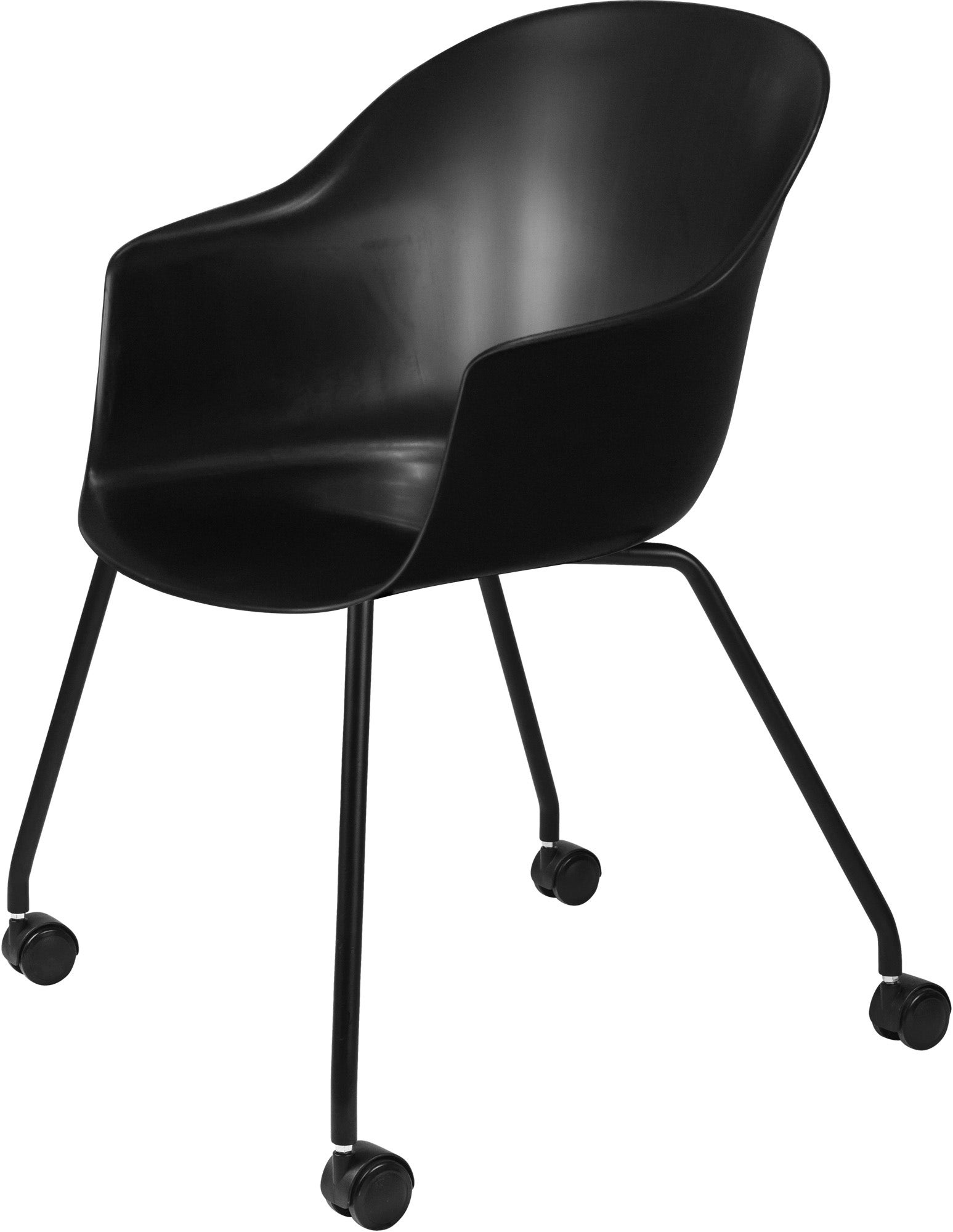 GUBI Bat Meeting Chair 4 Legs with Castors