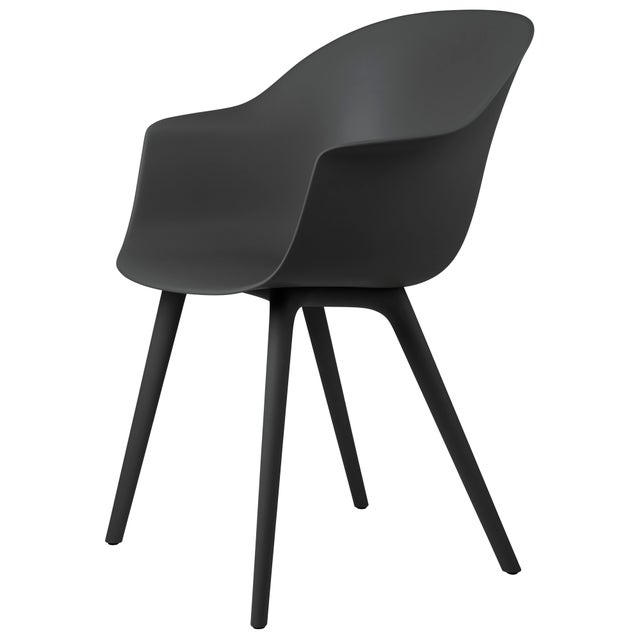 GUBI Bat Plastic Base Dining Chair