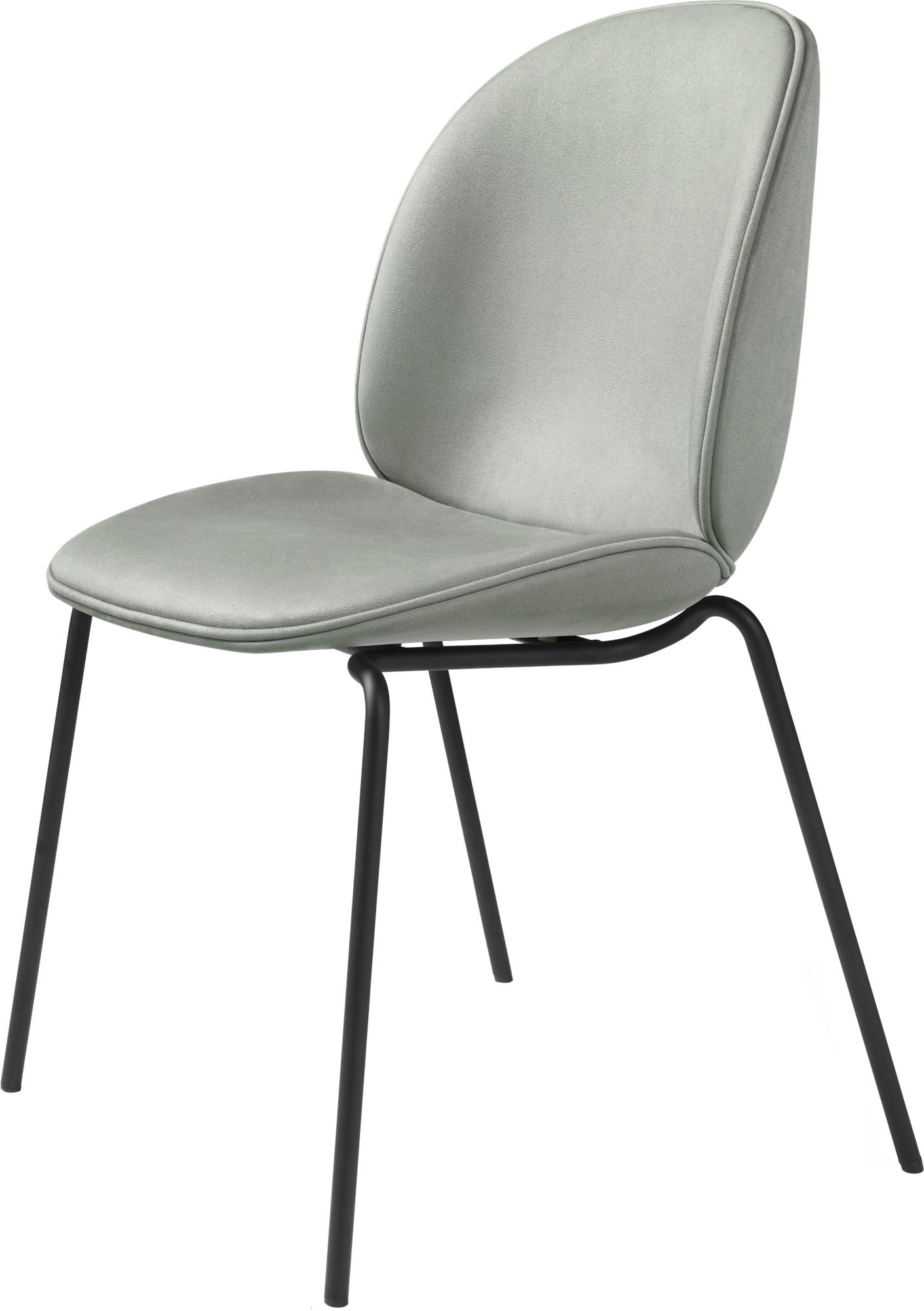 GUBI Beetle 4-Leg Stackable Dining Chair - Fully Upholstered