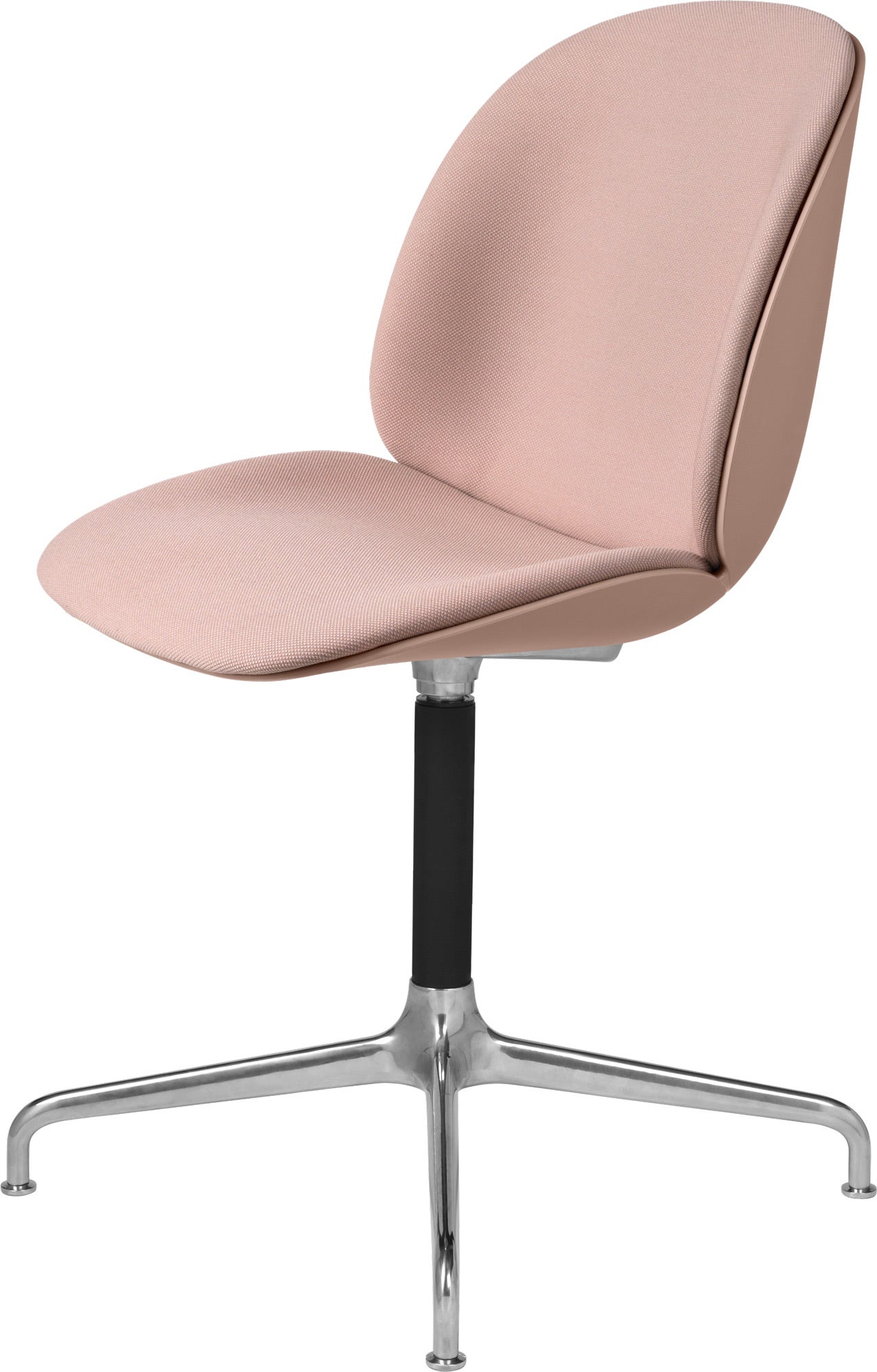 GUBI Beetle 4-Star Swivel Base Meeting Chair - Front Upholstered