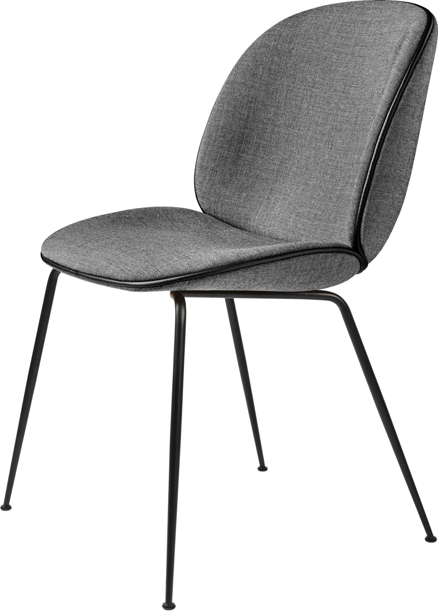 GUBI Beetle Conic Base Dining Chair - Fully Upholstered