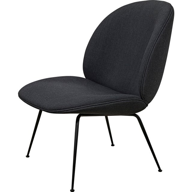 GUBI Beetle Conic Base Lounge Chair - Fully Upholstered