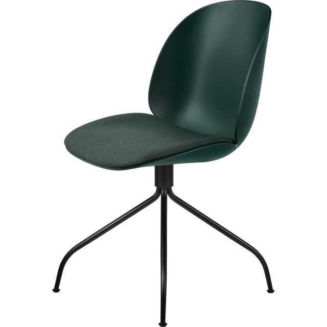 GUBI Beetle Swivel Base Meeting Chair - Upholstered Seat