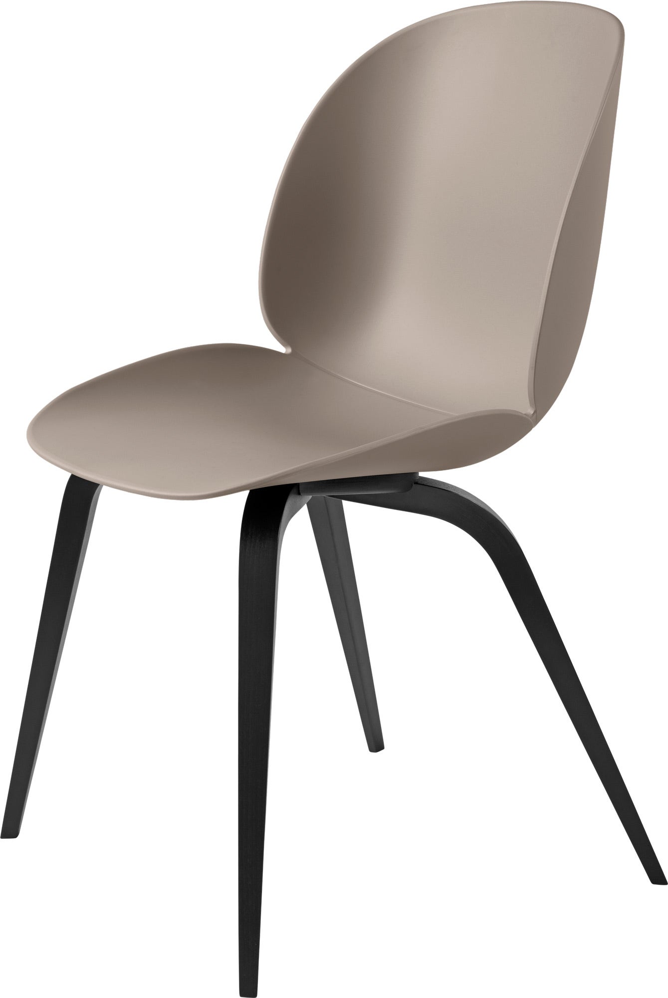 GUBI Beetle Wood Base Dining Chair