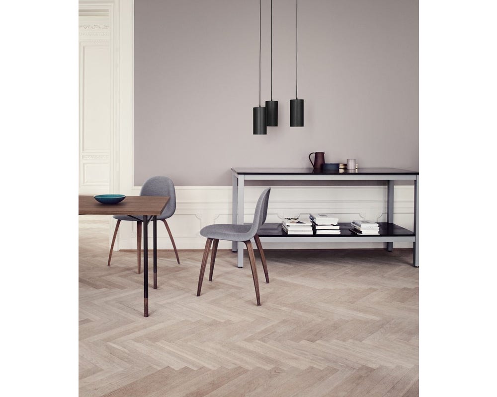 GUBI C-Chair Dining Chair, French Cane - Main Image