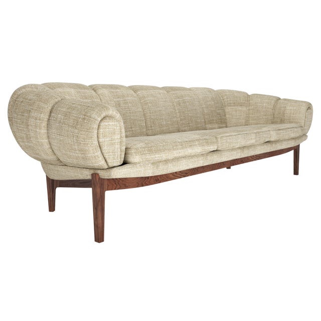 GUBI Croissant 3-Seater Sofa - Fully Upholstered