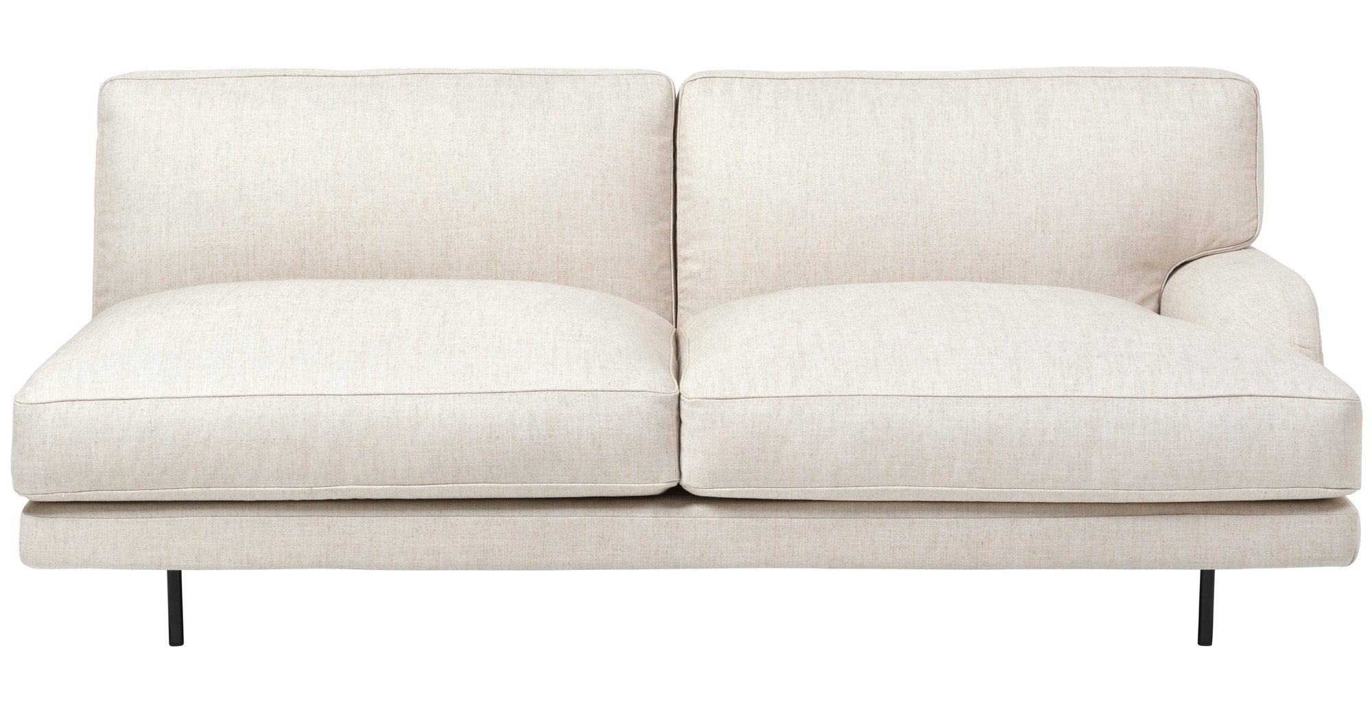 GUBI Flaneur Modular Sofa - 2 Seater with Left Armrest