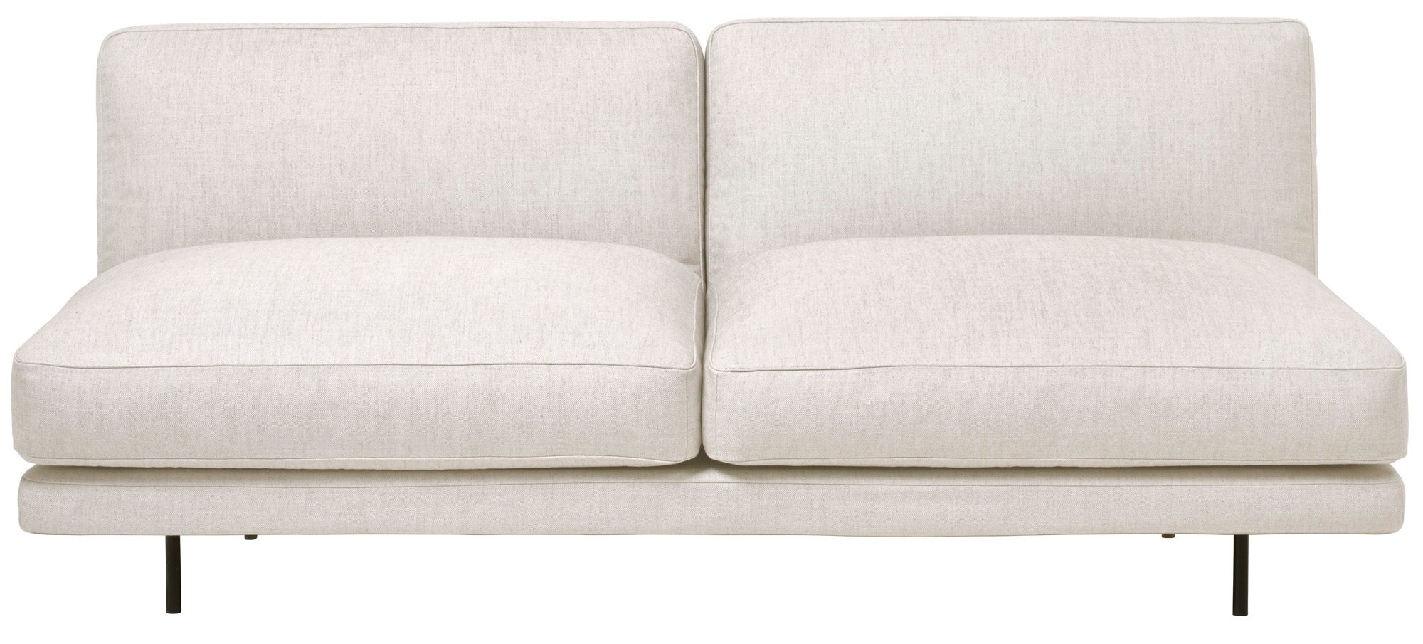 GUBI Flaneur Modular Sofa - 2 Seater without Armrests
