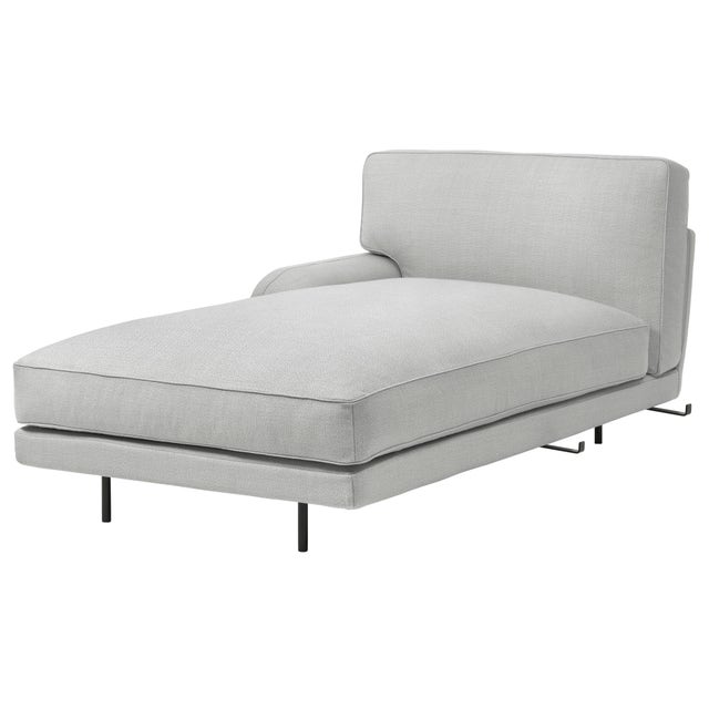 GUBI Flaneur Modular Sofa - Chaise Longue with Right Armrest