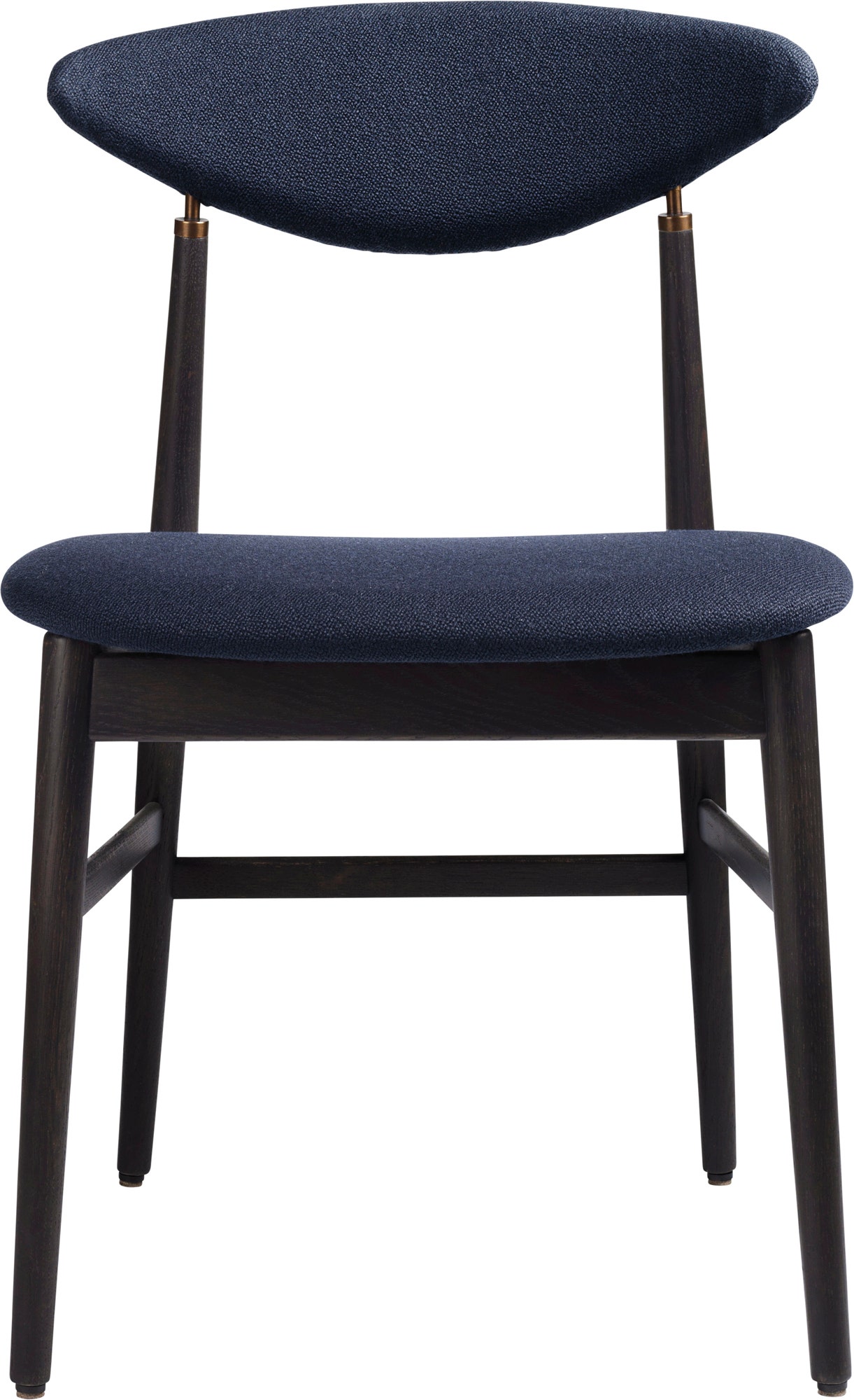 GUBI Gent Wood Base Dining Chair - Fully Upholstered